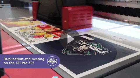 EFI Pro 30f Duplication and Nesting Printing Power App