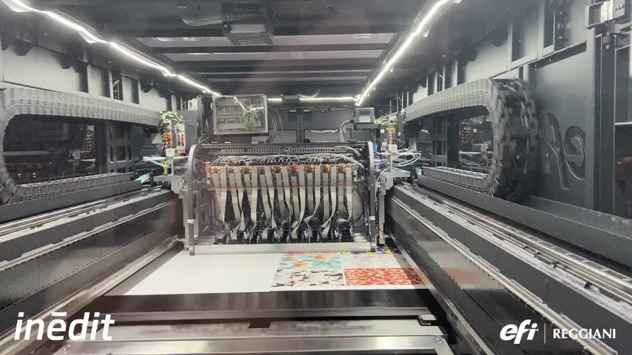 EFI Reggiani HYPER calibrated with neoStampa – Inèdit software –